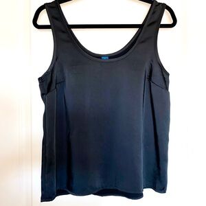Old Navy Black Satin Tank Top, size SMALL
